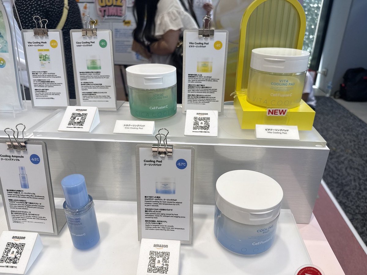 supernanadayo77's tweet photo. セルフュージョンCさんのブースに行って来ました🩵
@Cellfusionc_jp 

#セルフュージョンC 
#Amazonプライムデー2026
#アマゾン https://t.co/2p6cJPnuIX