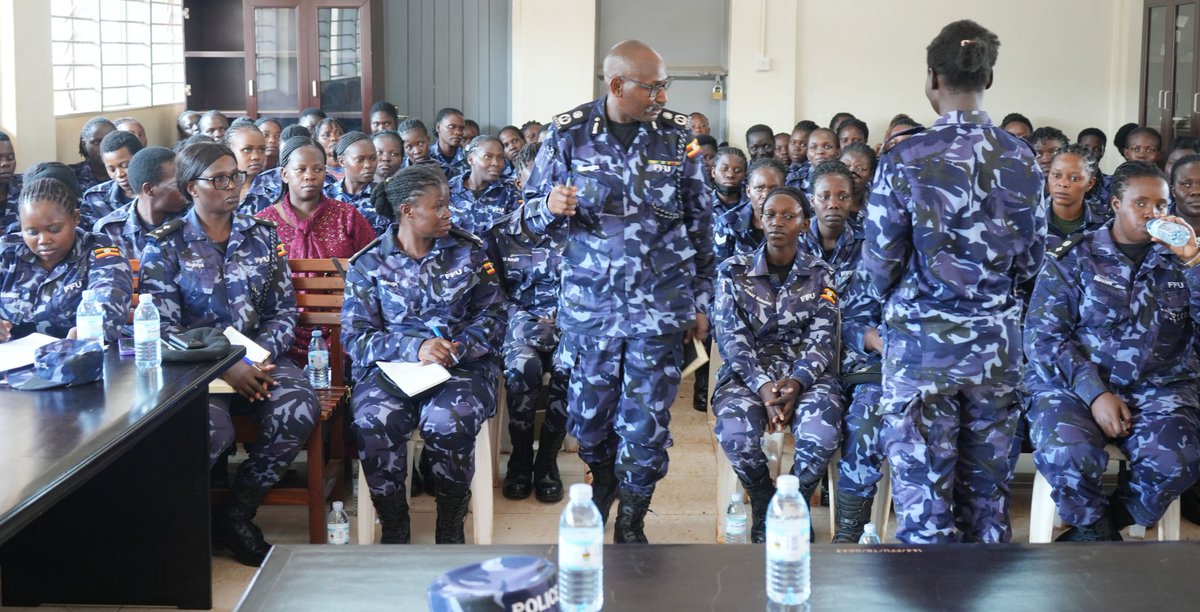 PoliceUg's tweet photo. AIGP John Nuwagira, the Commander of the Field Force Unit (FFU), today met with women police officers from the Kampala Metropolitan Policing Area.

The meeting provided a platform for the officers to openly share the challenges affecting their welfare and performance, with the aim of enhancing service delivery and operational effectiveness.

AIGP Nuwagira assured the officers that the concerns raised would be presented to the Police Top Management for consideration and appropriate action.