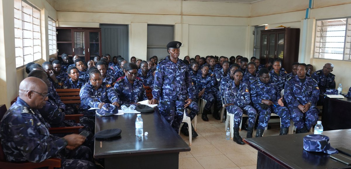 PoliceUg's tweet photo. AIGP John Nuwagira, the Commander of the Field Force Unit (FFU), today met with women police officers from the Kampala Metropolitan Policing Area.

The meeting provided a platform for the officers to openly share the challenges affecting their welfare and performance, with the aim of enhancing service delivery and operational effectiveness.

AIGP Nuwagira assured the officers that the concerns raised would be presented to the Police Top Management for consideration and appropriate action.
