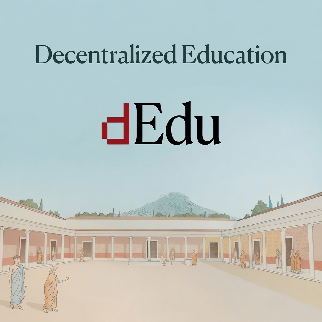 Otonomos's tweet photo. Most schools train you to be useful in an economy that no longer exists.

@dEduSchool is the first school designed for the one that just arrived.

@hanverstraete, our founder, launched it today. It is the most honest response to post-AI education we have seen: a decentralized, non-profit school where anyone can teach, everyone can learn, and understanding beats credentials.

🔹No admission policies. No tuition gates. No age limits. Curiosity is the only condition for entry.

🔹Here is what makes it different from every other "edtech" project.

🔹When you finish a course at dEdu, you receive an NFT. Not for completing it. For understanding it. That distinction is the whole point.

🖥️On the teaching side: you do not need to be part of academia. dEdu gives you an AI Course Studio that turns your idea into a full, ready-to-teach curriculum. Title, description, artwork, a week of sessions. You set the fee, the class size, the date. The classroom builds itself.

🏦The structure underneath is equally serious. dEdu is a Wyoming DUNA: a Decentralized Unincorporated Nonprofit Association. No shareholders. No traditional board. Governed by its members. Administration run by a swarm of AI agents. Owned by none. Belonging to all.

This is what it looks like when the legal structure actually matches the mission.

First courses launch late September 2026. You can support as a Friend ($100), a Founder ($5,000, only 100 spots), or a Trustee ($50,000+, by invitation). Gifts are tax-deductible, 501(c)(3) in progress.

Follow @dEduSchool. The first class of the post-AI era starts soon.