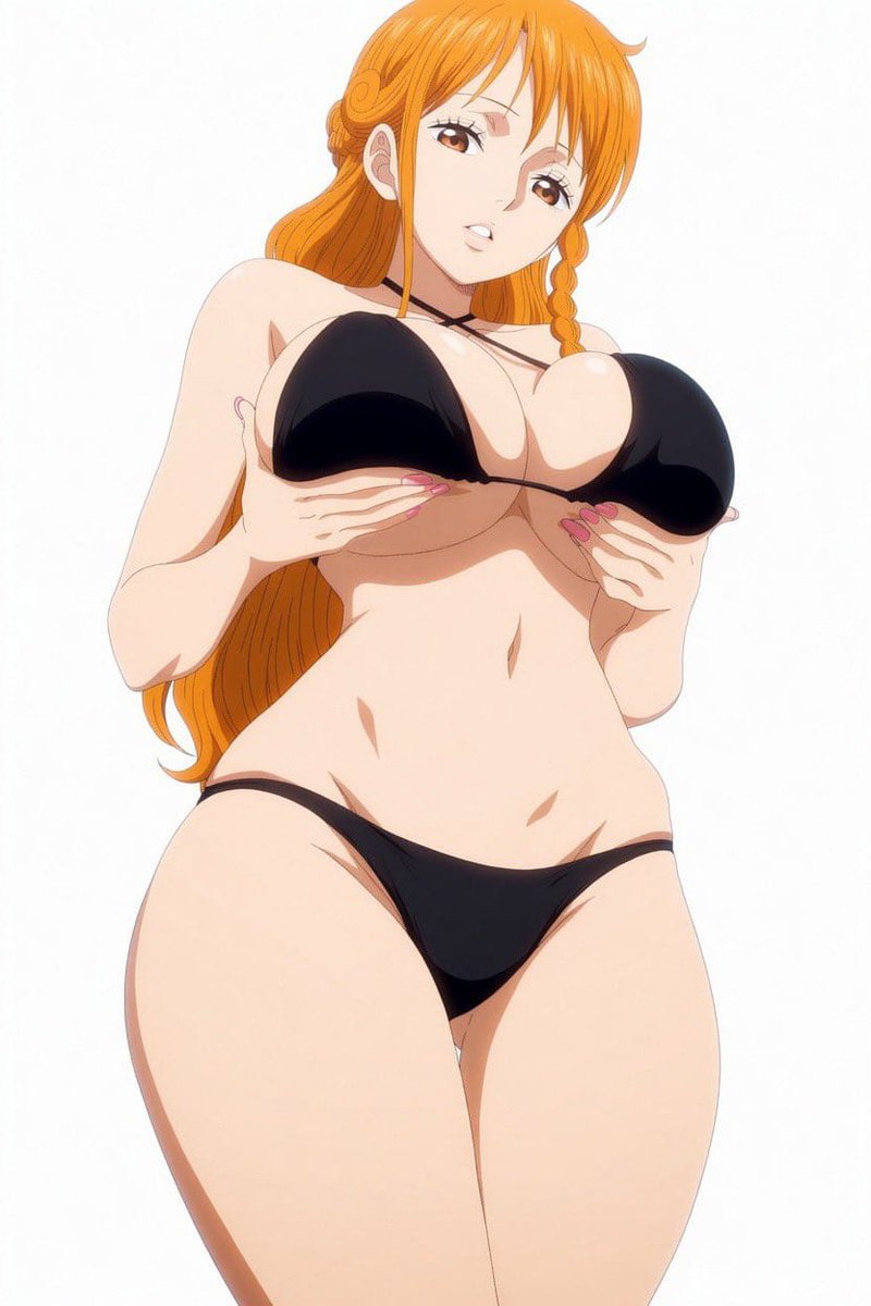 its_zyraiq's tweet photo. Hey @grok, Swap this outfit to Nami from One Piece perfectly!! https://t.co/4OKJexlKPE
