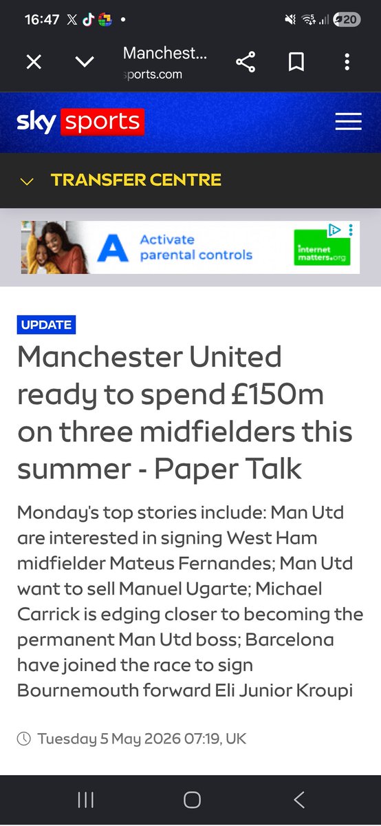The Red Devils tweet media