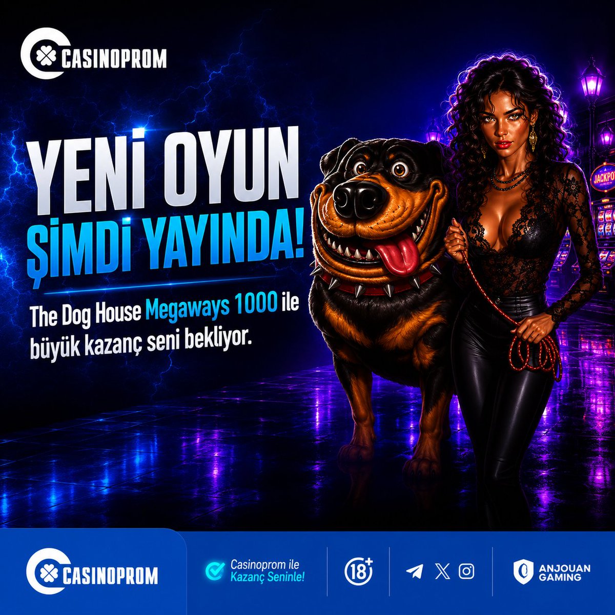 cpromtr's tweet photo. 🎰 YENİ OYUN: The Dog House Megaways 1000

✨ Pragmatic Play’in bu muazzam şaheseri yüksek kazanma hatları ve #Casinoprom ayrıcalığıyla sizi bekliyor. https://t.co/7pW3rmy8AI