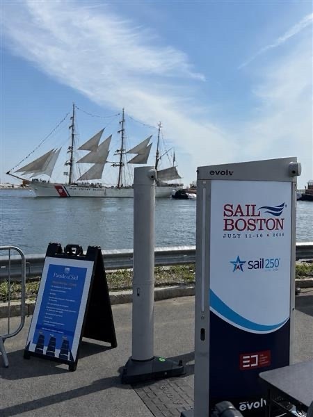 EvolvTechnology's tweet photo. As the Tall Ships return to Boston Harbor, we're honored to help support @SailBoston2026 & The Edward Davis Company with fast and reliable screening during this celebration marking the nation's 250th Anniversary.⛵️
#SailBoston #EventScreening #America250Security #EvolvRental https://t.co/zmmUrAv43V