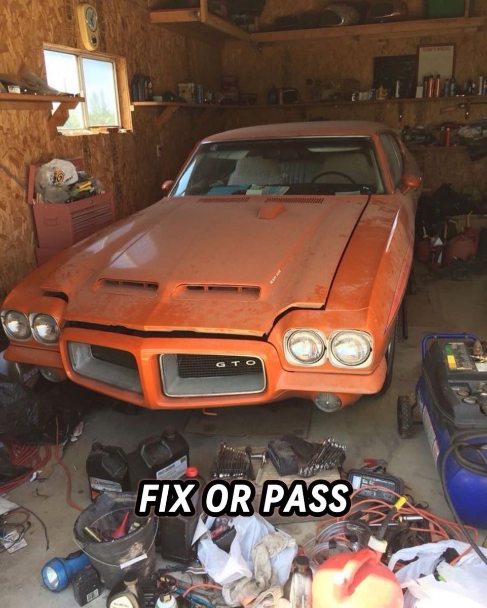 Olena12207ff's tweet photo. 1971 Pontiac GTO🇺🇸🇺🇸

FIX
or
PASS https://t.co/1hqXY0y0EI
