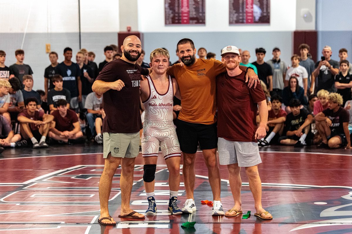 NokeWrestling's tweet photo. Another Noke Team Camp presented by @resilite in the books!

Thanks to everyone that attended. We can’t wait to have you back next year! 

#ExpectToWin https://t.co/EFU4zLwFtJ
