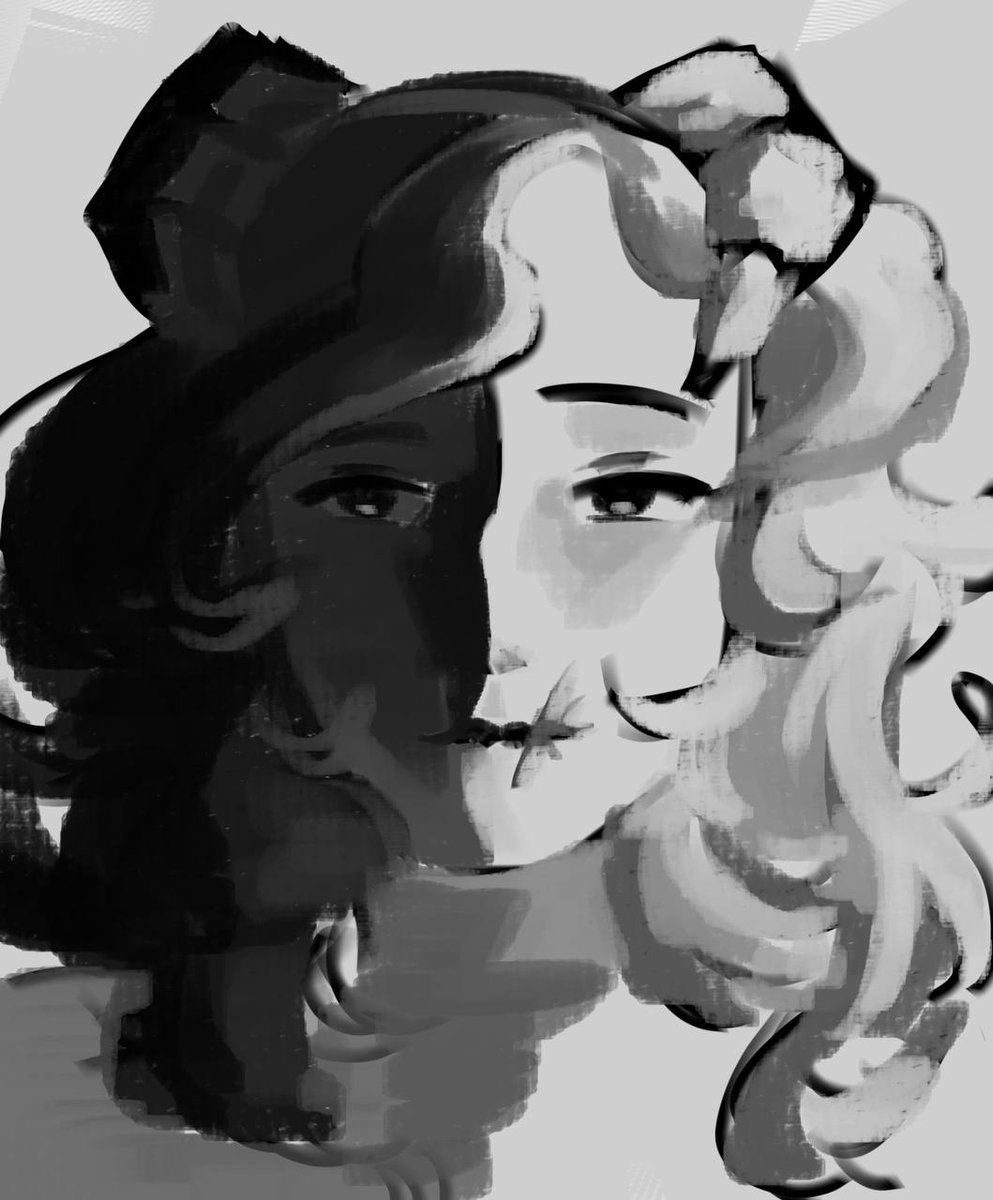 hisunflowerma's tweet photo. I love grayscale ssoooooo much #oc https://t.co/vWLW1sL7wc