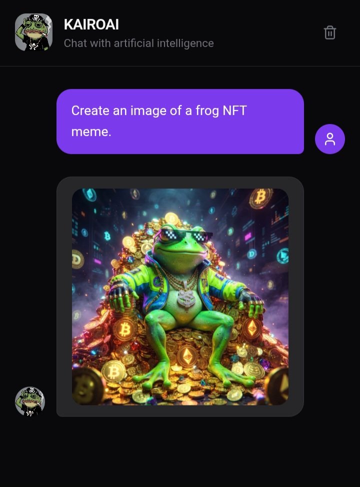 KairoNoctis's tweet photo. Kairoai is ready—chat with Kairo about whatever you like and create images too; just ask Kairo, and he’ll do it. 👇

#memecoin #kairoai #solana #base

https://t.co/H870Gy6tMv https://t.co/mes1eQEibf
