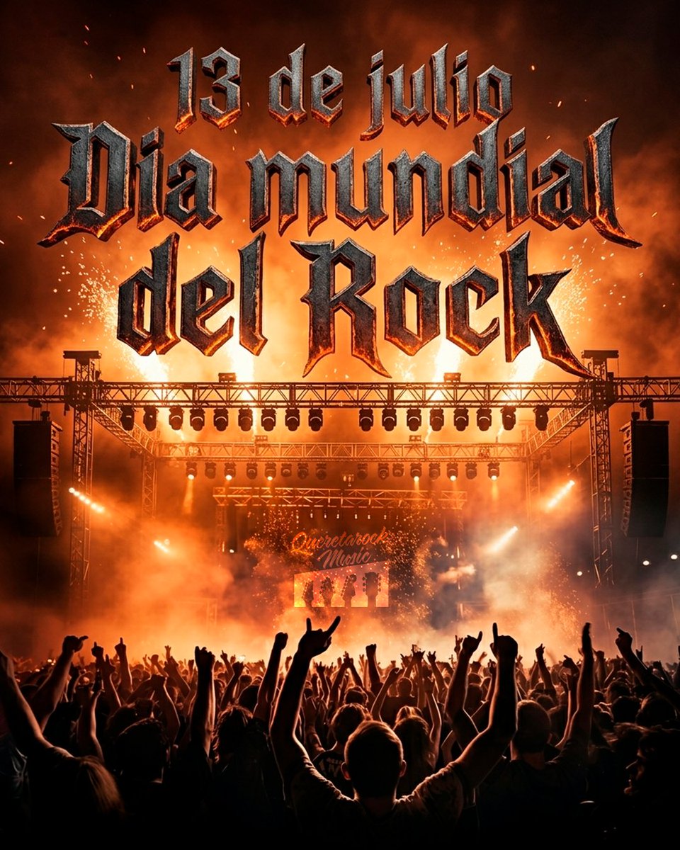 QrockMusic's tweet photo. El día de hoy 13 de julio es "El Día Mundial del Rock" 🤘 se celebra cada 13 de julio en honor al icónico concierto benéfico Live Aid, realizado el 13 de julio de 1985. https://t.co/BW9bjAFuwd
#QrockMusic https://t.co/qj4tVfFUIY