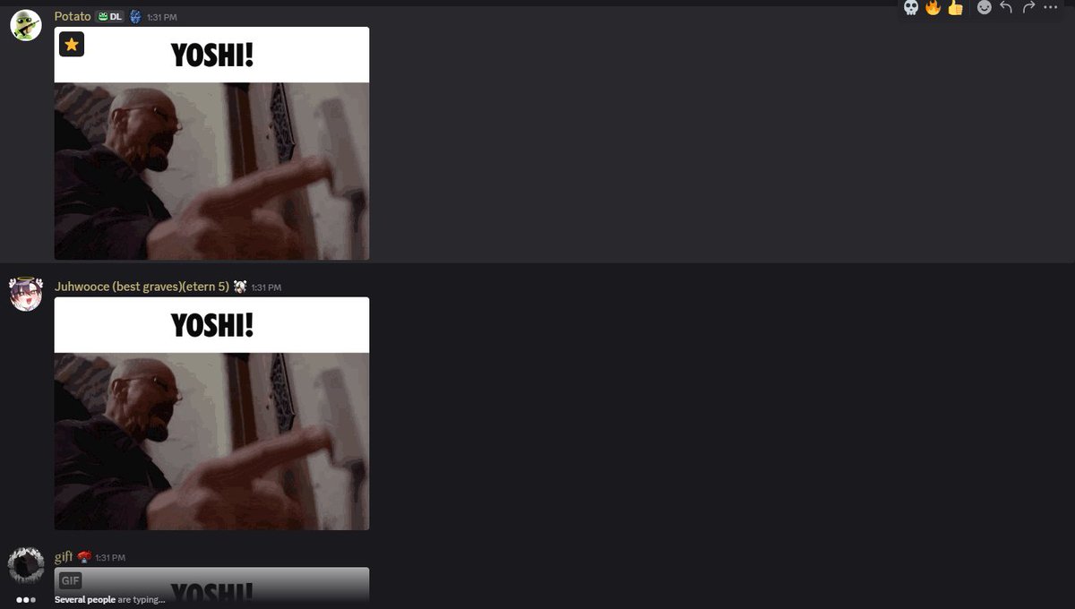 Juhwooce's tweet photo. official deadlock discord going crazy cuz the game is down https://t.co/HWj1YxaRtX