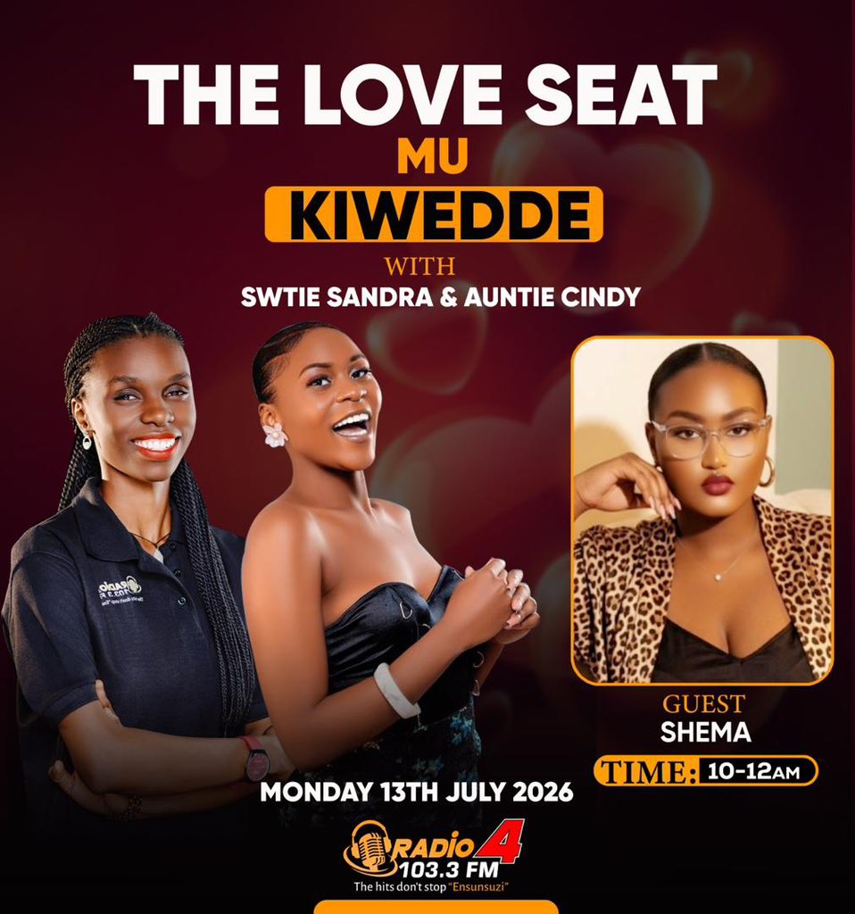 Radio4UG's tweet photo. The #Radio4LoveSeat returns tonight at 10 PM

Guests: Amos Lovinz and Shema Angel

Hosts: @SandraSwtie and @AuntCindy22 

Make a date with us.

#Radio4UG https://t.co/3BaqprhKYB