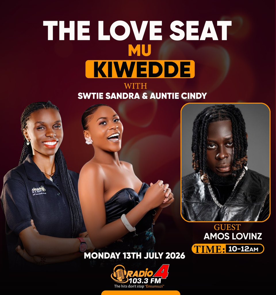 Radio4UG's tweet photo. The #Radio4LoveSeat returns tonight at 10 PM

Guests: Amos Lovinz and Shema Angel

Hosts: @SandraSwtie and @AuntCindy22 

Make a date with us.

#Radio4UG https://t.co/3BaqprhKYB