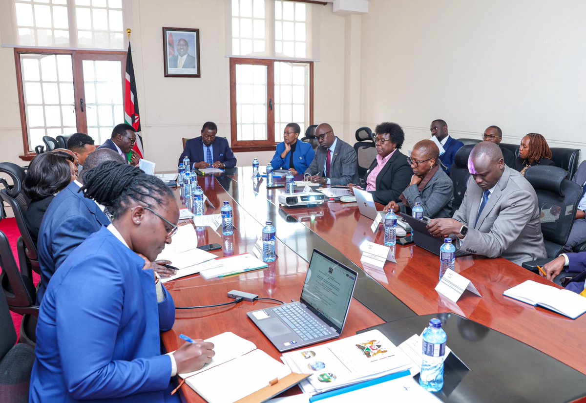 MusaliaMudavadi's tweet photo. A modern transport network is the backbone of economic growth, regional integration and national competitiveness.

Convened a consultative meeting with Hon. @davis_chirchir , EGH, Cabinet Secretary for Roads and Transport, alongside senior Government officials and technical teams, to review progress and chart the way forward for the Standard Gauge Railway (SGR) and the Nairobi Railway City Project (NRCP).

Our discussions focused on advancing the Mombasa–Malaba SGR corridor, with onward connectivity to Kampala, Kigali, Juba and the Democratic Republic of the Congo, as envisioned by Cabinet in 2012, as well as accelerating the implementation of the Nairobi Railway City Project.

These transformative projects will strengthen Kenya's position as the gateway to East and Central Africa by reducing the cost of transport, improving the movement of people and goods, expanding regional trade, attracting investment and creating thousands of employment opportunities. They also reinforce Kenya's ambition to become a world-class logistics, manufacturing and commercial hub serving the wider region.