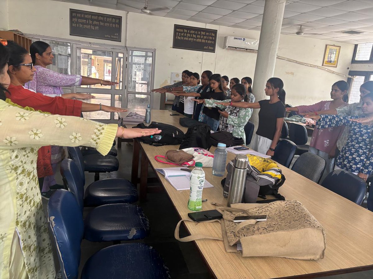 DC_Gurugram's tweet photo. 🗳️ Last Day of SIR-2026 Campaign on Tuesday, 14 July

Eligible Citizens Must Submit Their Enumeration Forms: ADC & SVEEP Nodal Officer Shri Sonu Bhatt

✅ Tomorrow is the final day of the Special Intensive Revision (SIR-2026) campaign. All eligible citizens are urged to submit their Enumeration Forms without delay and ensure their names are correctly included in the electoral roll.

 District-wide SVEEP activities are being conducted to create voter awareness and encourage maximum public participation.

 Haryana State Transport Department organized awareness drives at bus stands, motivating passengers and the public to verify their voter details and submit Enumeration Forms.

 Government Girls College, Sector-14 students took the Voter Awareness Pledge, reaffirming their commitment to democracy and responsible voting.

 Anganwadi workers reached out to women across communities, encouraging them to verify their voter details and complete the Enumeration Form submission process.

📋 The campaign aims to:
✔️ Enroll the maximum number of eligible citizens in the electoral roll
✔️ Encourage young and first-time voters to participate
✔️ Promote awareness about electoral roll revision and the importance of voting

🗓�� Publication of Draft Electoral Roll: 21 July 2026

🗳️ Every eligible citizen's participation strengthens democracy.

⏳ Don't miss the final opportunity!
📅 Tuesday, 14 July – Last Day of SIR-2026
📝 Submit your Enumeration Form and verify your voter details today.
Submit your Enumeration Form online:
https://t.co/VzQC9pxSFD
📞 Helpline: 1950

#SIR2026 #SpecialIntensiveRevision #EnumerationForm #ElectionCommissionOfIndia #DistrictAdministrationGurugram #Haryana