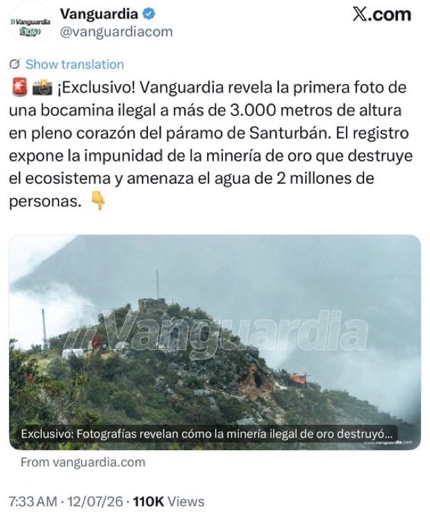 MariOlano's tweet photo. ¡Se les cayó la careta a los mamertos!

Nunca les importó ni la fauna, ni la flora, ni el agua.

Solo querían proteger a los bandidos y robar hasta el último peso con corrupción. https://t.co/8xYkzWpoEM