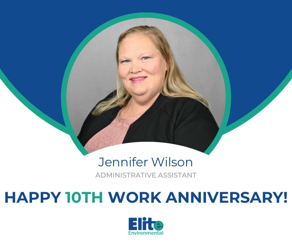 CallEliteEnv's tweet photo. Congrats on 10 years! Zach Virgin, our GM, shares, “She brings an exceptional level of behind-the-scenes knowledge to Elite and has become one of the company’s most valuable assets throughout the entire project lifecycle—from project setup to final closeout.” https://t.co/R6f6mVh8MG