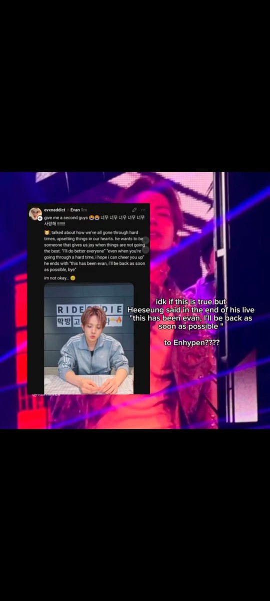 Enhageneforever's tweet photo. HOPIUM 💚 for you guyss 🔥 

Heeseung is definitely coming back 😌 so don't worry 🤗 and keep fighting for our SEVEN 💙 

And remember this ✨ Lately but surely✨

Credits to -@engenie1009 💗

#EN_isHOME
#United_we_boycottBELIFT https://t.co/nctDTYNS9R