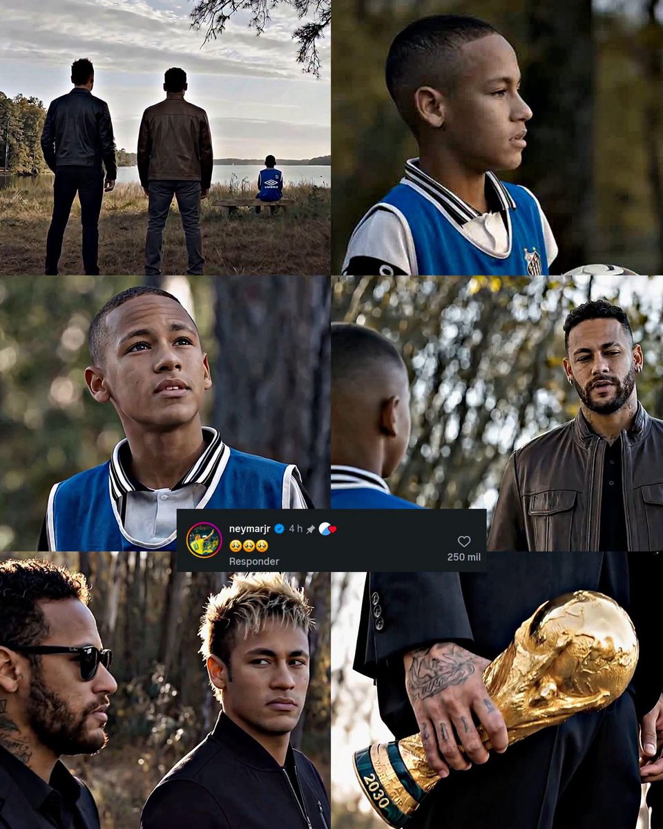 MotivacionesF's tweet photo. ”¡INTÉNTALO UNA VEZ MÁS!” 🥺❤️

Una animación creada con IA por nerdsoulai emocionó incluso al propio Neymar tras la eliminación de Brasil del Mundial.

El video muestra un conmovedor encuentro entre Neymar adulto y el niño que soñaba con convertirse en futbolista.

👦 “¿Logramos cumplir nuestro sueño?”
👨 “Sí. Vivimos cosas maravillosas.”

Pero entonces llega la pregunta que cambia por completo la conversación:

👦 “¿Y cuándo ganamos nuestra primera Copa del Mundo?”

Neymar baja la mirada y responde:

💔 “No pudimos lograrlo. Lo di todo, agoté todas mis fuerzas… pero no fue suficiente. Nunca podría haberlo hecho solo. Por eso estoy aquí.”

Entonces le hace una última pregunta a su versión más joven:

🥹 “¿Quieres que lo intente una vez más?”

Y el pequeño Neymar, sin dudarlo, responde:

❤️ “Sí… una última vez.”

El video conmovió a millones de aficionados… y también al propio Neymar.