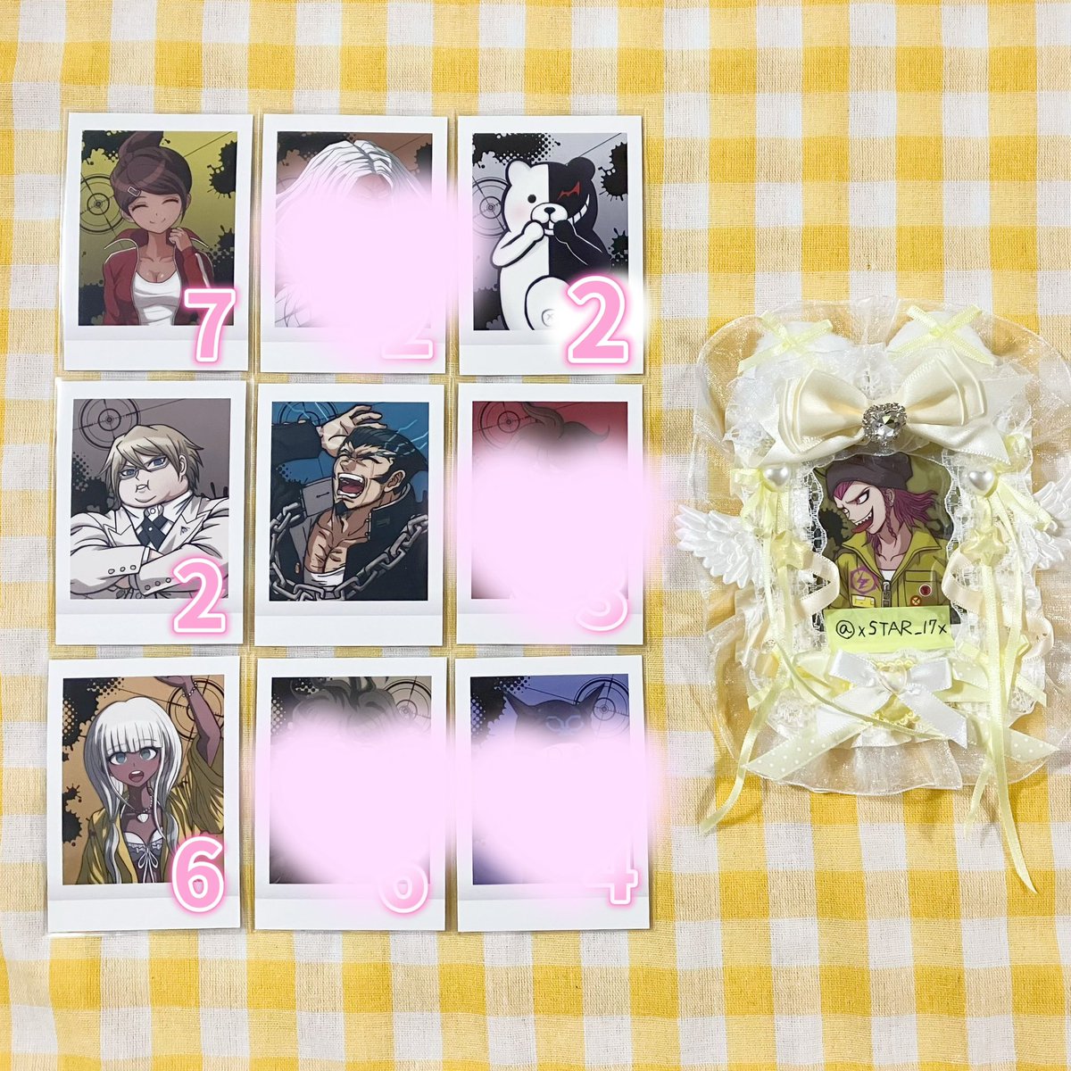 xSTAR_17x's tweet photo. @Ichgoo22 こんばんは、お世話になっております。
お声がけいただきありがとうございます🌸
申し訳ございません。百田が全て決まりましたため、百田分の4枚を3〜4枚目から再度お選びいただけましたらそのままの条件で譲渡可能です。
お手数をおかけいたしますが再度ご検討のほどよろしくお願いいたします🙇‍♀️ https://t.co/Mjxnctwf2c