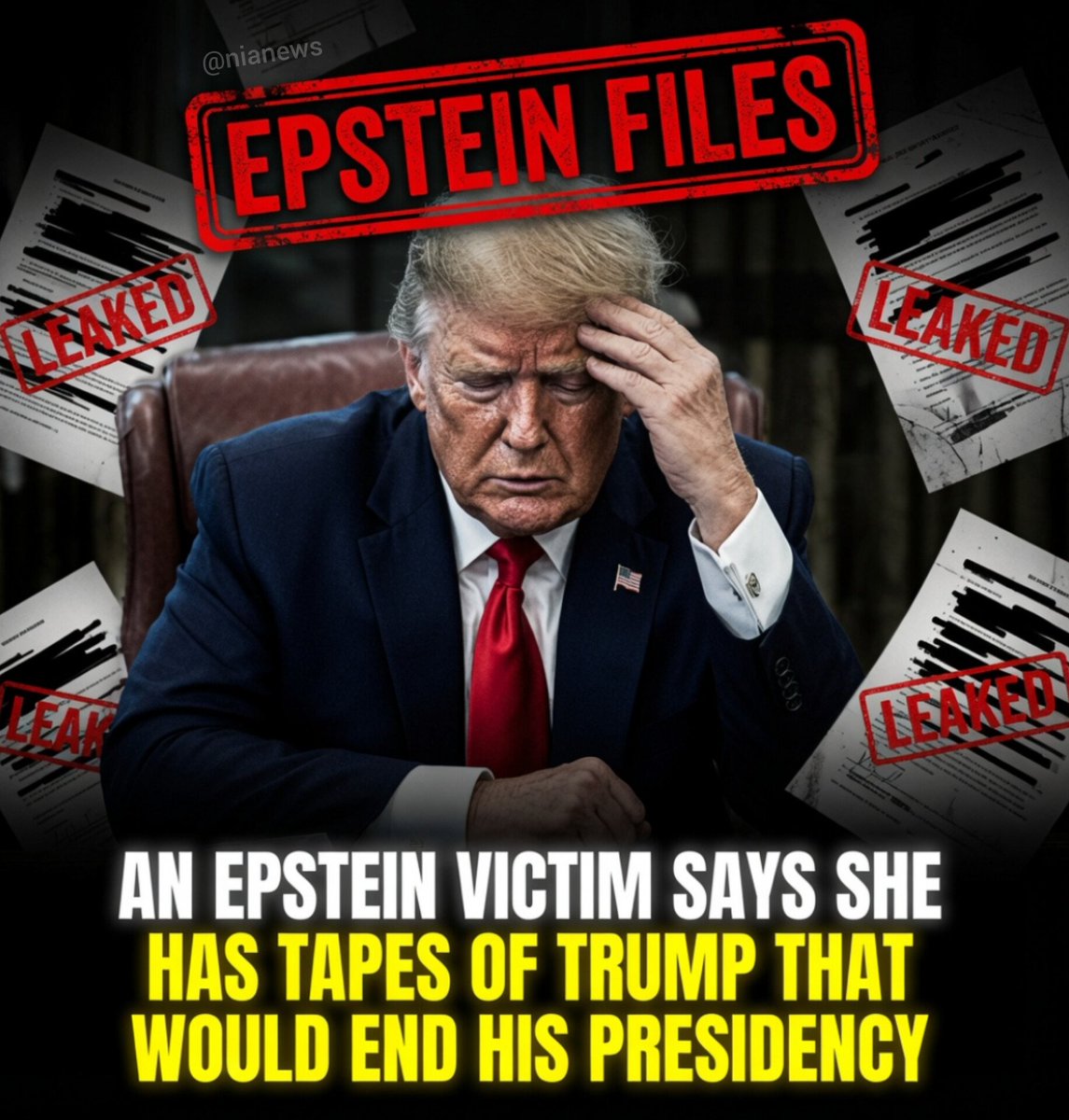 HazelLiaqa4848's tweet photo. Do you want the release of Epstein file and this Tape even if it ends Donald trump presidency?

What's your response to this? https://t.co/Qrd7ew9Doe