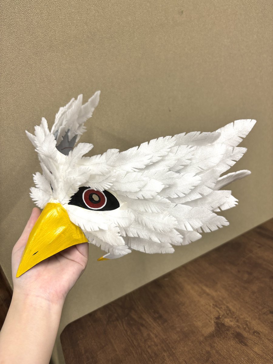 uraniwani's tweet photo. ブレー面を　もらった！
動物楽団の　リーダーのお面。
動物の子供に　使ってみよう。 https://t.co/mJenmLtnhs