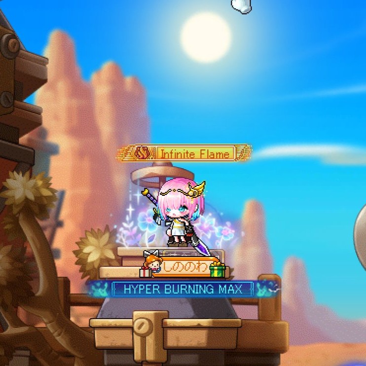 ShinMochi8's tweet photo. しばらくメイプルしてた、たまにアプデのタイミングで復帰すると楽しいんだ…！ https://t.co/CqXhmMNQRw