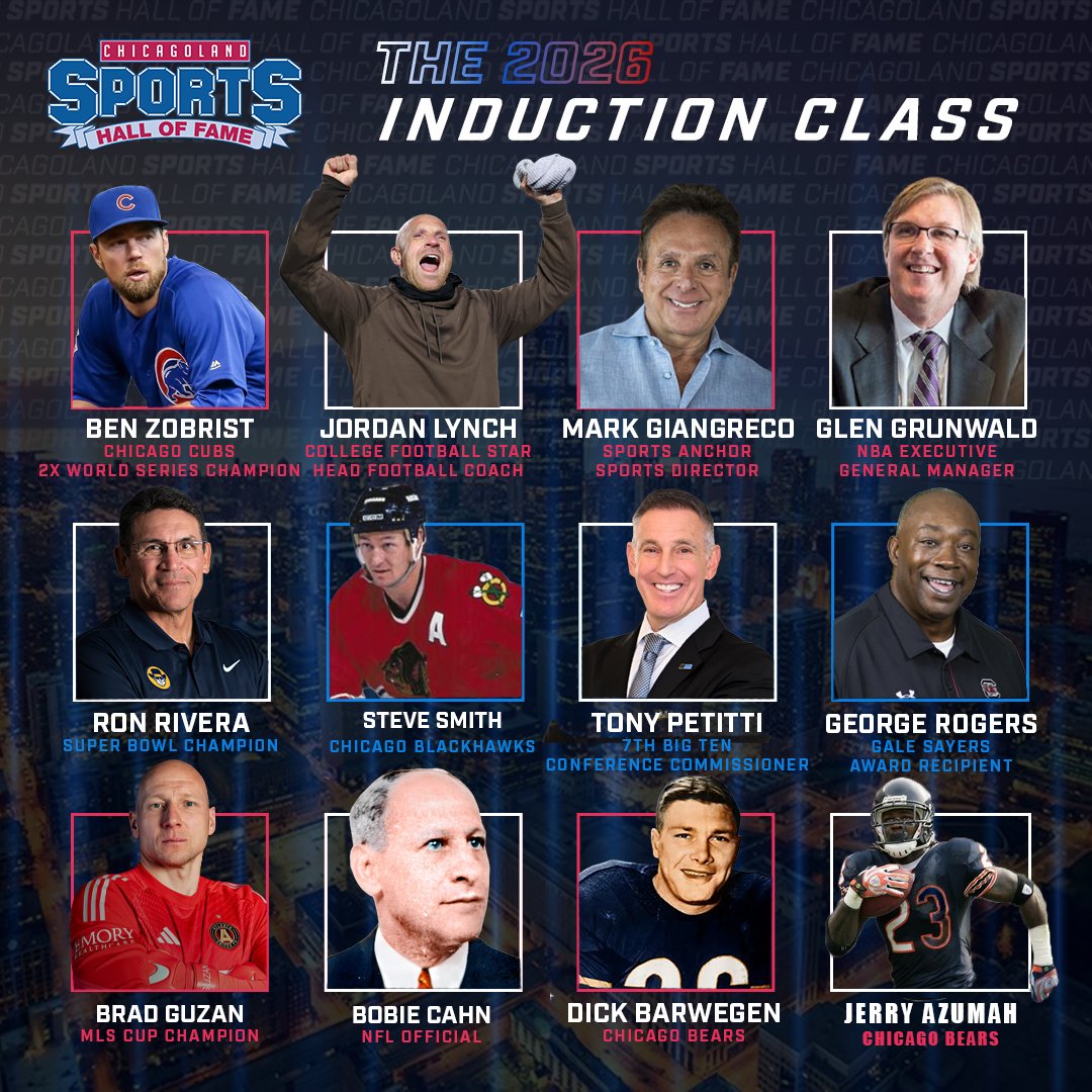 Chicagoland Sports Hall of Fame tweet media