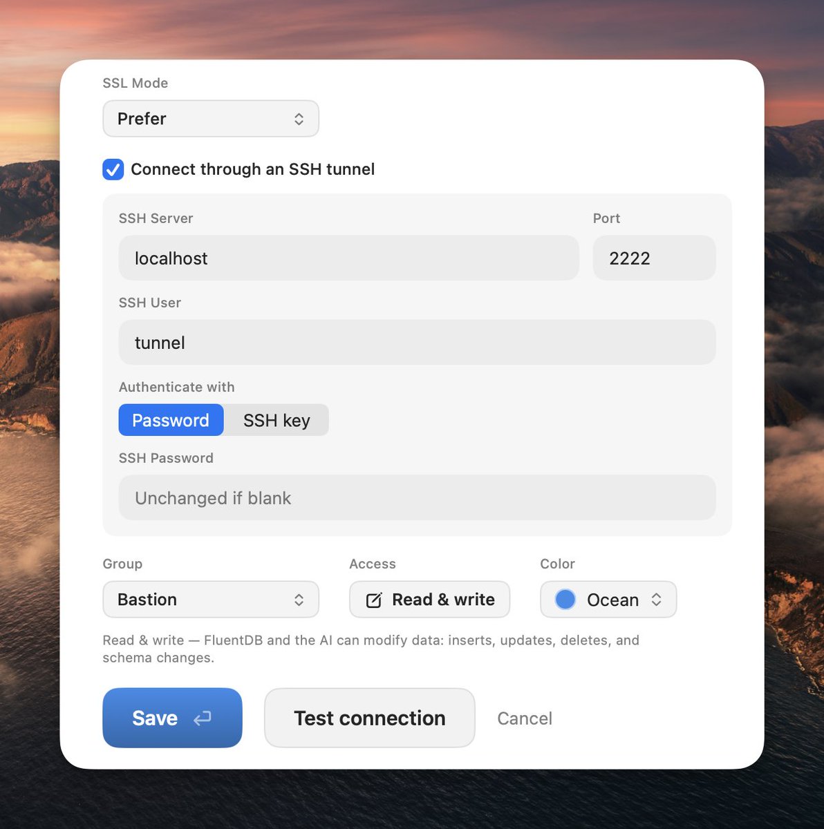 fluentdb's tweet photo. 1.12.0 just arrived

You can now connect to your favorite database through SSH.

Thank you, anonymous user, for this feature request 🙏 https://t.co/E70rUYTtTk