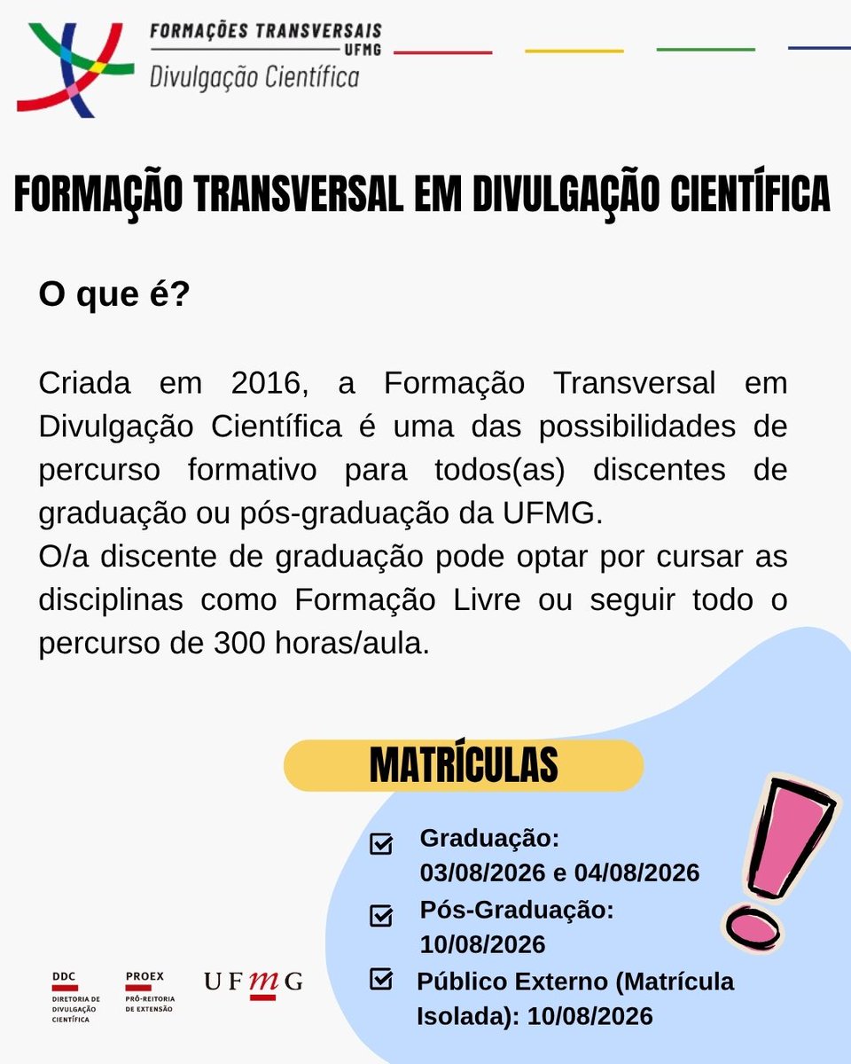 Proex UFMG tweet media