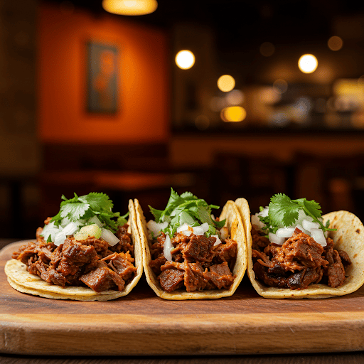 HabaneroChi's tweet photo. Habanero Baja Grill fans can't get enough of 3 Barbacoa Tacos 🌮 Tender, slow-cooked beef with spices, garlic, and herbs, shredded to perfection and topped fresh in your choice of tortillas for a melt-in-your-mouth favorite. #BarbacoaTacos #TacoLovers https://t.co/ObBcLpyEul