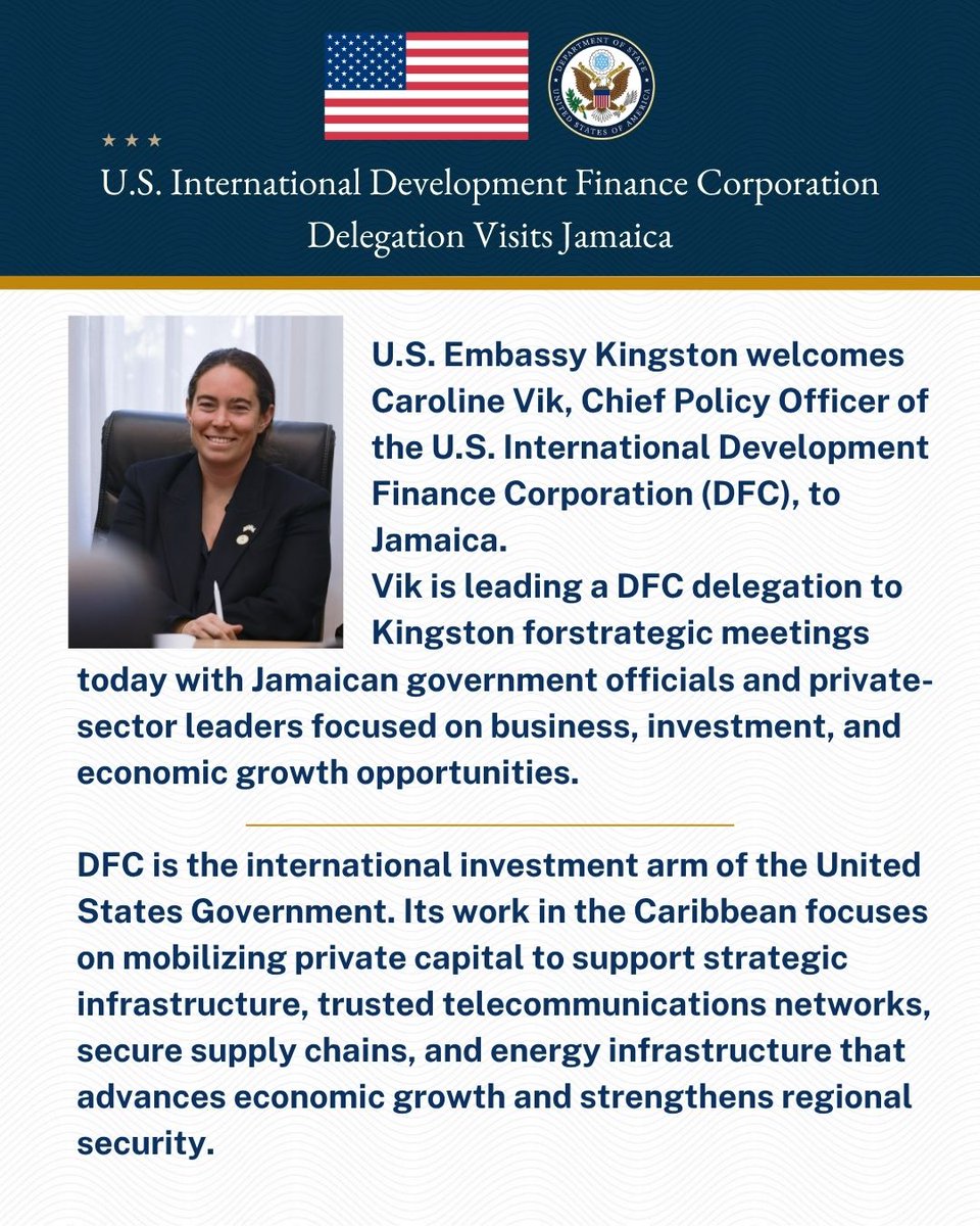 US Embassy Jamaica tweet media