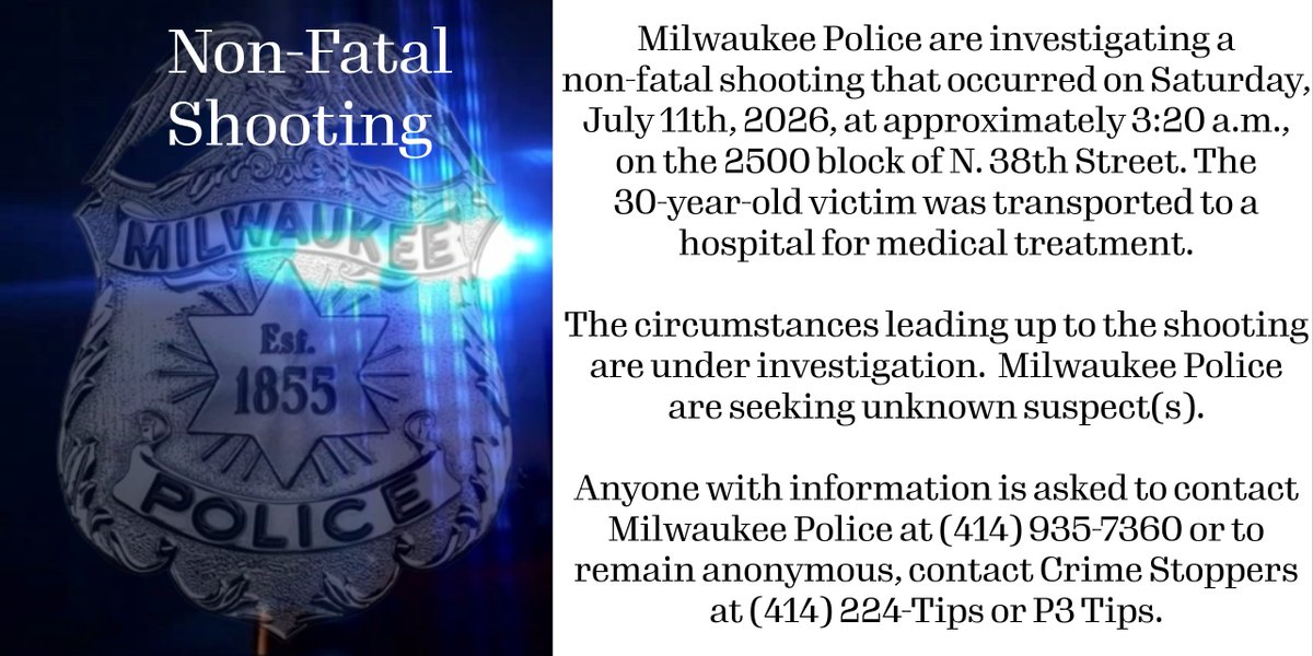 Milwaukee Police tweet media