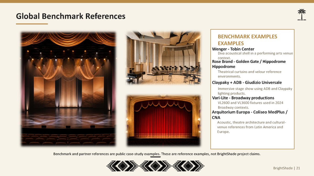 BrightShadeKSA's tweet photo. A beautiful venue is not complete until it can perform.
BrightShade supports project readiness from concept to equipment, technical coordination, commissioning, training and long-term support.  We are there for you and have the expertise to go from dreaming to rope drop!  
#ProjectReadiness #VenueDesign #TechnicalFitOut #SaudiProjects #Vision2030