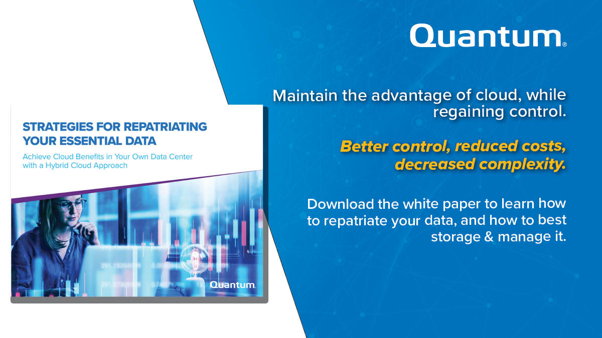 QuantumCorp's tweet photo. It's your data. Maintain control, security, and accessibility without the egress or API fees. 
https://t.co/vZHQeMe0pp https://t.co/A8bZDERyA2