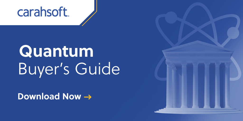 Carahsoft's tweet photo. Future-proof your cybersecurity strategy with the latest insights on #quantum readiness. Get your copy of the Quantum Buyer’s Guide for Government today: https://t.co/vtSsMhJnwQ https://t.co/6FgJzS6x2y
