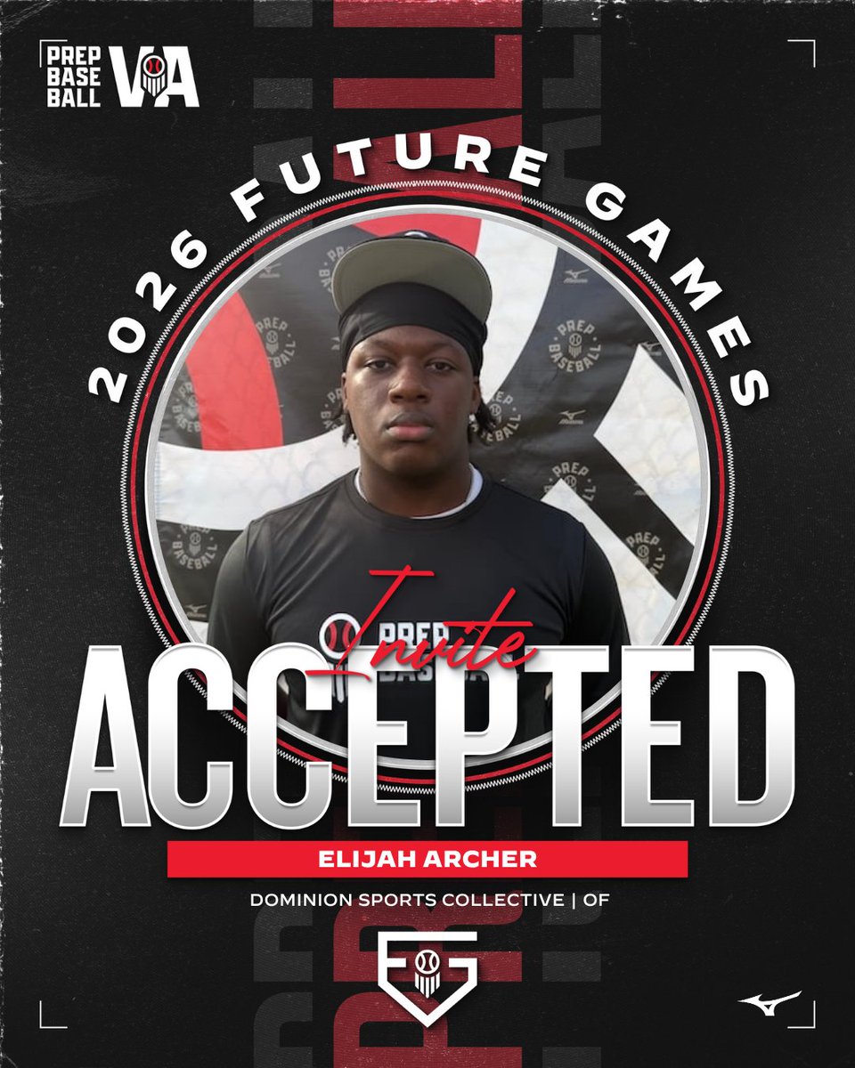 PrepBaseballVA's tweet photo. ✈️  Team Virginia ✈️ 

From VA to GA, the best of the best are packing their bags to head south for #PBFG26

The #10 2028 in VA/DC is locked in!!

👤 Elijah Archer
🏫 Dominion Sports Collective

Full profile ➡️ https://t.co/JXziILvn46

#BeSeen https://t.co/Vf4v2zv6gx
