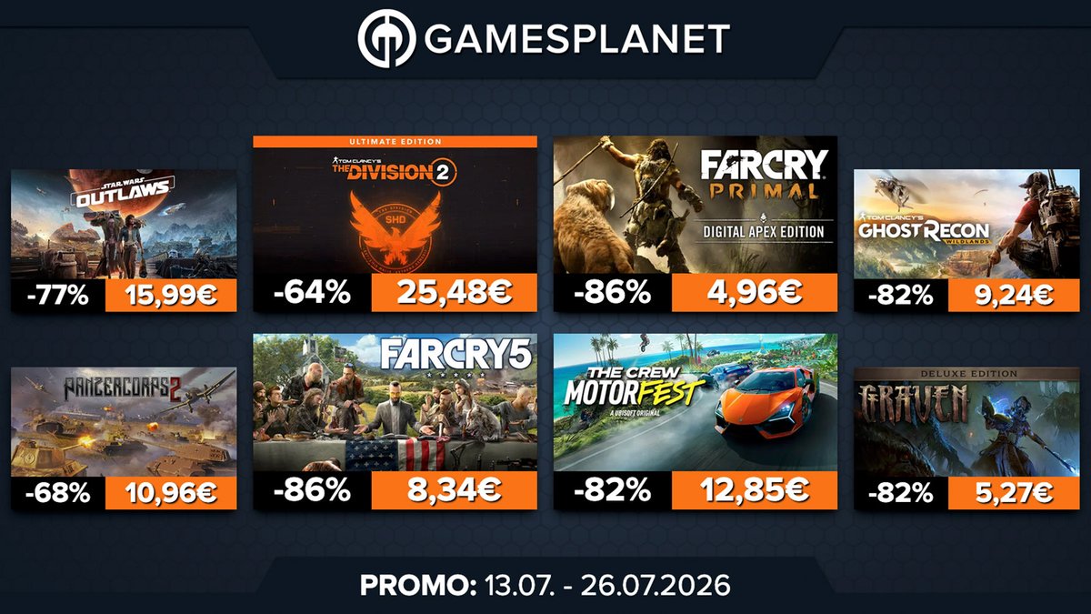 Gamesplanet Deutschland tweet media