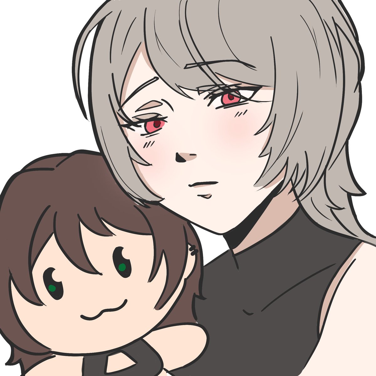 SakuraSucksVT's tweet photo. Congrats on the debut @Veilyndps ! I drew you holding your favorite vtuber aha #veilustration https://t.co/WC04m9Z5DM
