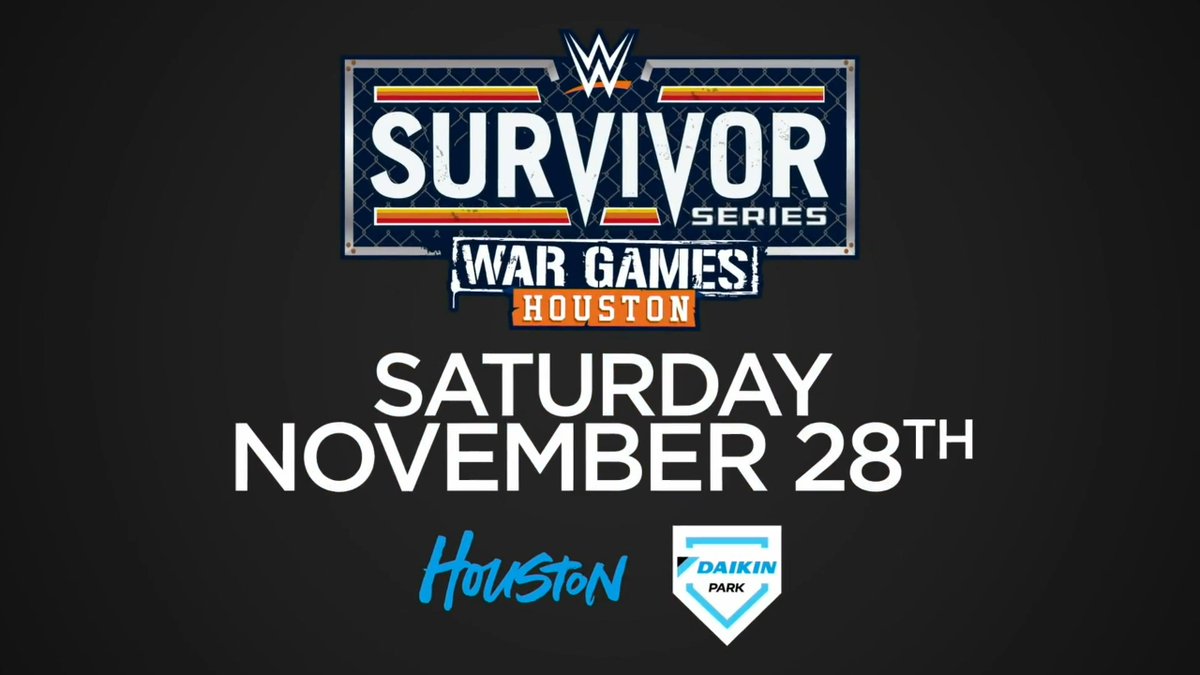 RolsoG's tweet photo. Survivor Series 2026 ya ha sido anunciado oficialmente.

Tendrá lugar el 28 de noviembre, en Houston Texas y seguirá siendo de temática War Games. https://t.co/WjuMzlOeIh