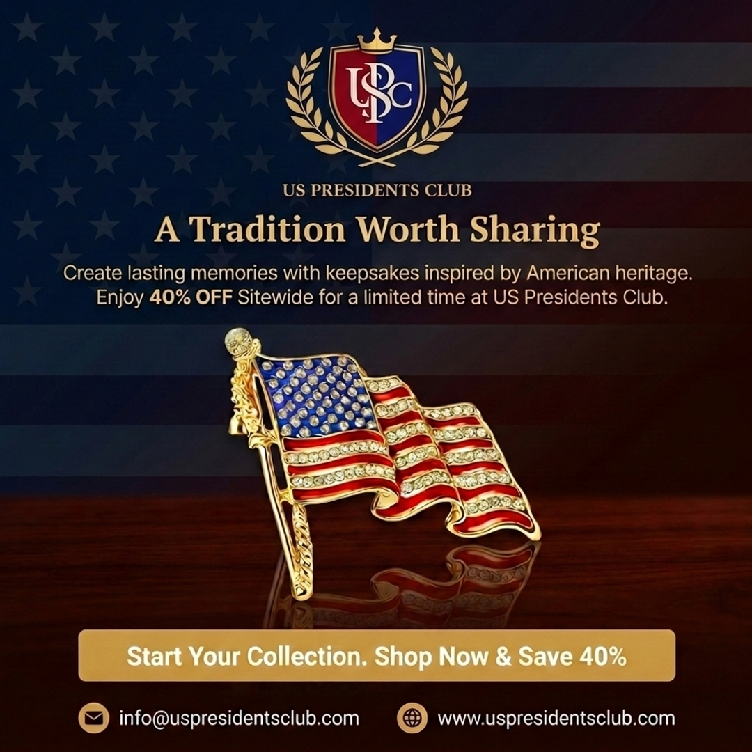 USPresidentClub's tweet photo. A tradition worth sharing. This gold American flag lapel pin brings patriotic elegance, rhinestone detail, and heritage-inspired style to any collection. #AmericanFlagLapelPin #GoldFlagPin #USAFlagBrooch #RhinestoneFlagPin #PatrioticAccessories #LuxuryLapelPin #USPreside... https://t.co/NUDjmoIUmb