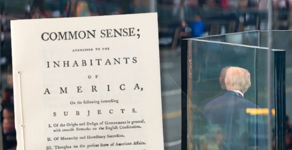MediaEisenhower's tweet photo. Thomas Paine’s Common Sense urged colonists to challenge something that had never been challenged before. 

250 years later, the U.S. “defense” budget is out of control, unsustainable and absent of accountability.

Only the American people can rein it in. https://t.co/K8c1QBEwV8