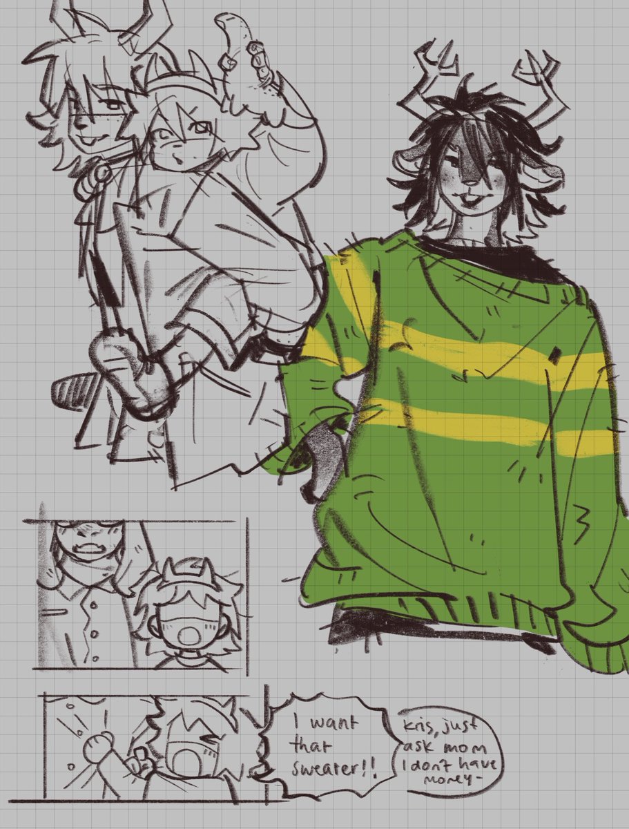 Shmeckdoesstuff's tweet photo. Dess doodle #deltarune https://t.co/Vqro0rSPJ6
