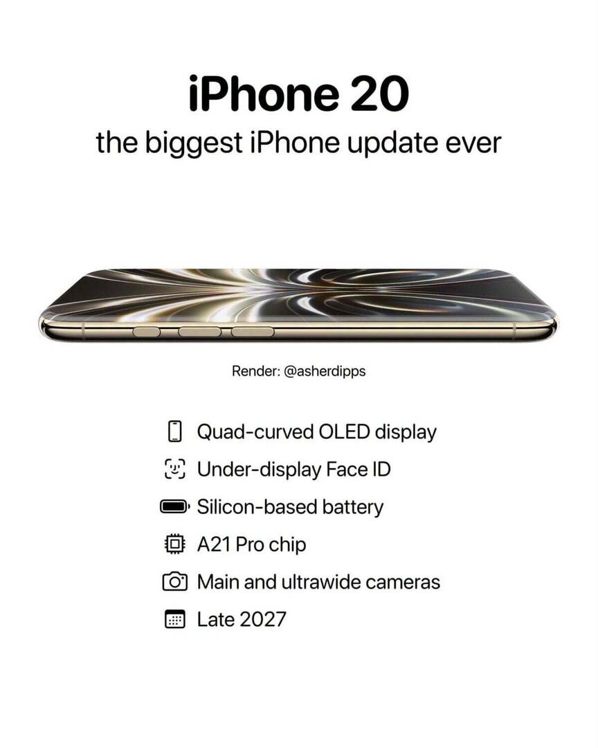 iPhone20は背面ガラスとチタニウム合金製筐体採用か〜Airに似た製造