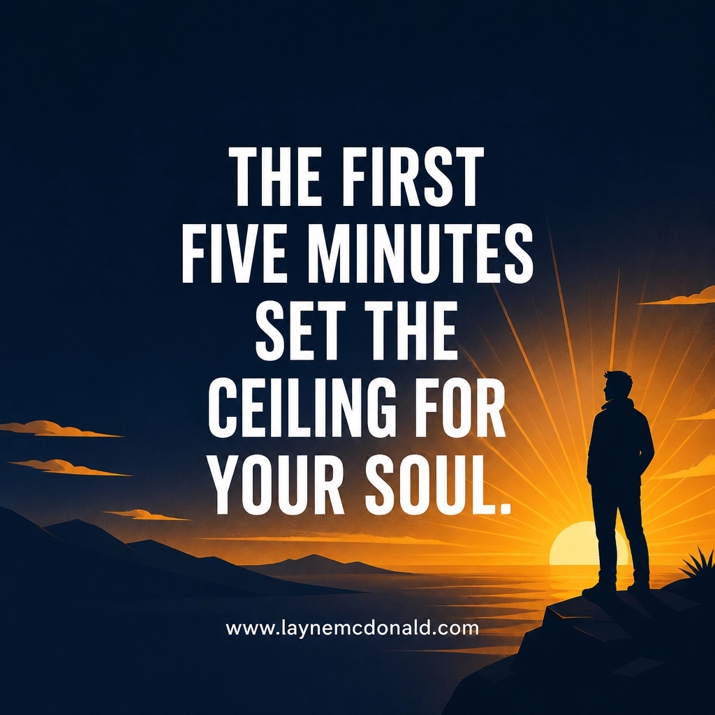 laynewmcdonald's tweet photo. # Wellbeing: Morning Ritual
Prayer or a ping?
Morning sets your soul's ceiling.
1.Silence 2.Thanks 3.Word

Read more at https://t.co/hkpi0kj87e
You can also private message me directly on this platform for more information.
Prayer Line: +19012137341
#Faith https://t.co/ddpMUIPuRt