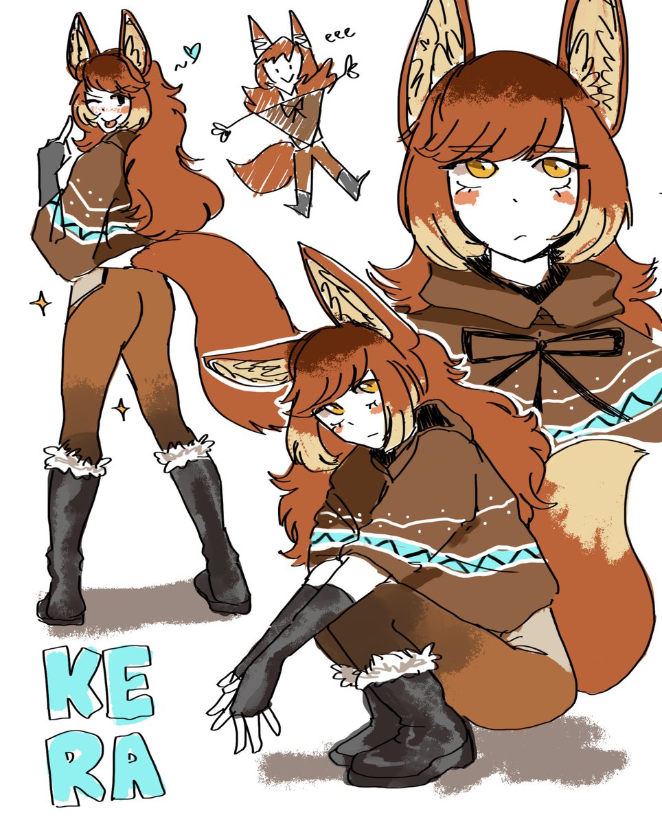 elakoii's tweet photo. @amildbreeze 's oc kera #backtodrawing https://t.co/qL8yFqCPyE