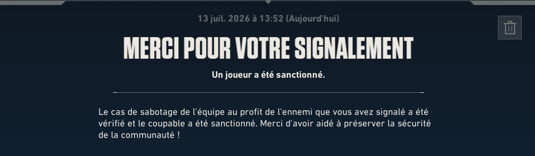 lctgautier's tweet photo. @RiotGamesFrance C'est bien beau les retours de signalement mais moi c'est mes RR que je veux. Il faudrait penser au remboursement lorsqu'on se tape des trollers au même titre que les cheaters. Merci. https://t.co/sqt7ijtgi9