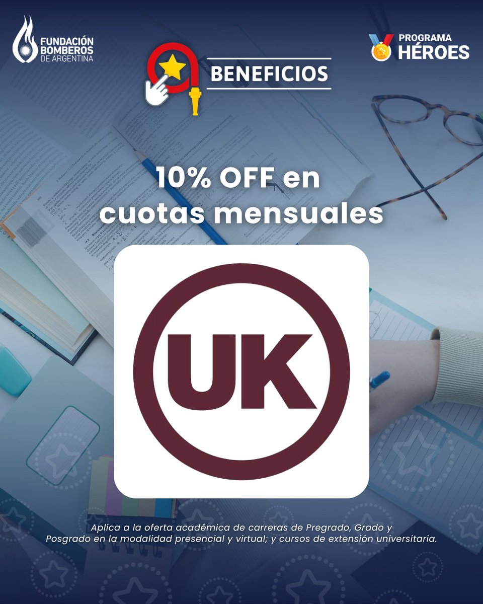 BomberosFund's tweet photo. 📚 Conocé la oferta académica de las múltiples universidades que integran el #ProgramaHéroes

🎓 ¡Te mostramos algunas de las opciones!

Si estás inscripto en RUBA podés aprovechar todos los beneficios 🚒

👉 Escribinos a: info@fundacionbomberos.org.ar si querés saber más https://t.co/BBROrnQdLr