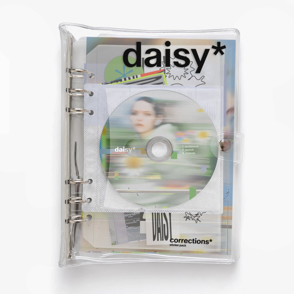 アイドル [Songbly] Daisy case+Sample Pack the daisy* collectors folder and the ??? t-shirt is available now