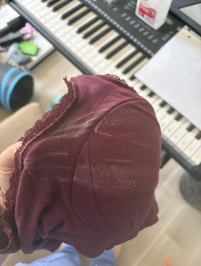 pink_samara_'s tweet photo. For a while now, I've been noticing these marks appearing on my clothes for no reason! Does anyone know what causes them? And how can I get rid of them? https://t.co/TnOqehopzZ