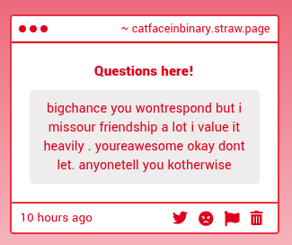 catfaceinbinary's tweet photo. i have no idea who this is, i apologize :[
https://t.co/2pSWzDafmi https://t.co/tztMpykajC